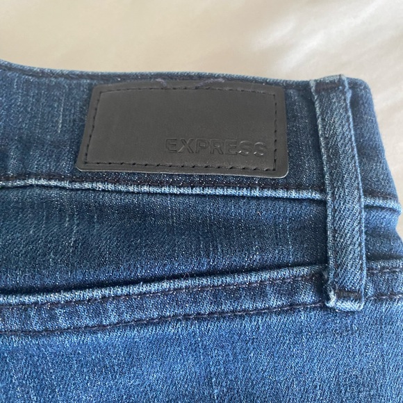 Express Women’s Mid Rise Boot Denim Jeans 10R/10R - Picture 4 of 6